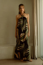 Manila Maxi Halter Dress