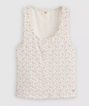 Dry Goods Women's Pointelle Tank Top - Ditsy Gardenia