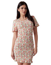 Guess - Claire Smock Dress in Little Painted Daisies Print