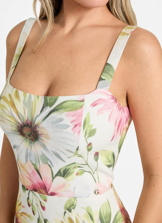 Eco Fleur Midi Dress