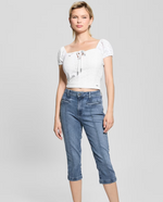 Eco Eliane Eyelet Top