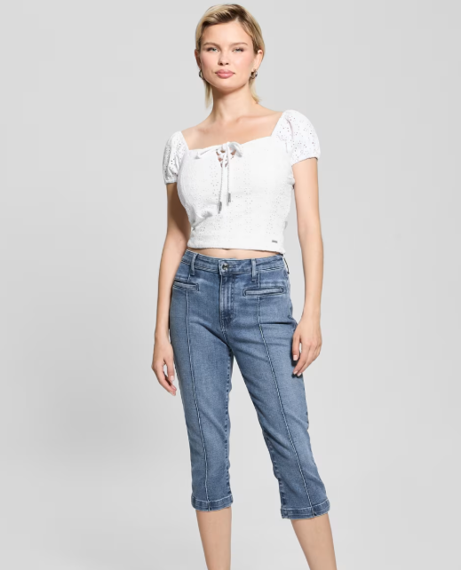 Eco Eliane Eyelet Top
