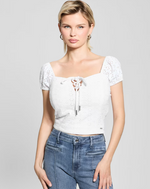 Eco Eliane Eyelet Top