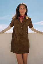 Sydney Suede Mini Dress
