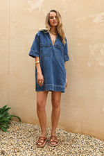 Tara Mini Dress | Indigo