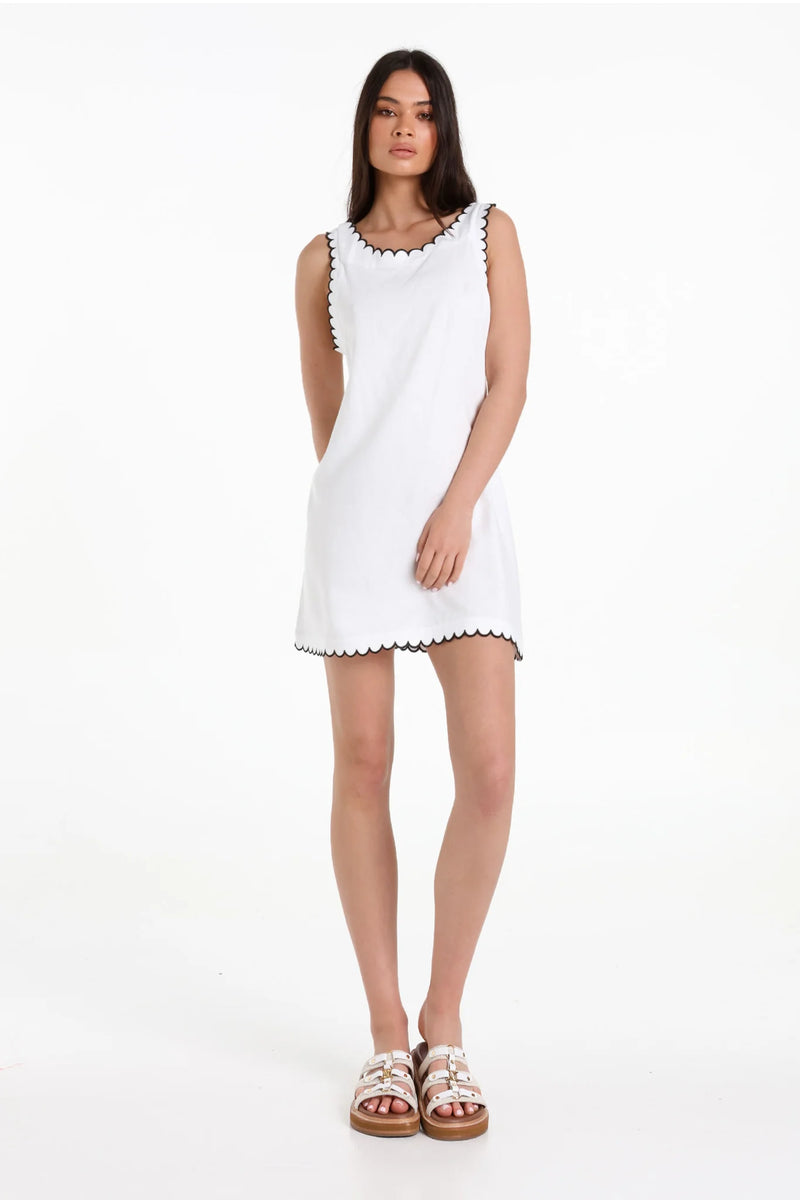 Tamsyn Mini Dress - WHITE