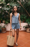 Solace Jersey Denim Top