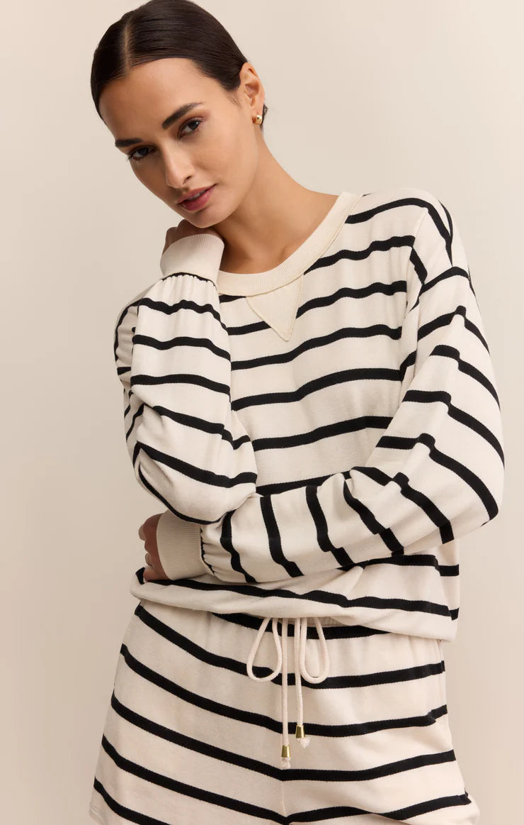 Stand Out Striped Sweatshirt