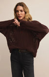 Looking Glass Crochet Polo Sweater