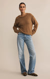 Romnie Whipstitch Sweater- Coconut