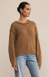 Romnie Whipstitch Sweater- Coconut