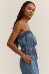 Z Supply - Ravina Chambray Tank in Washed Chambray