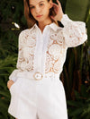 Off White Lace Blouse