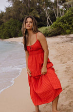 Red Aloha Dress