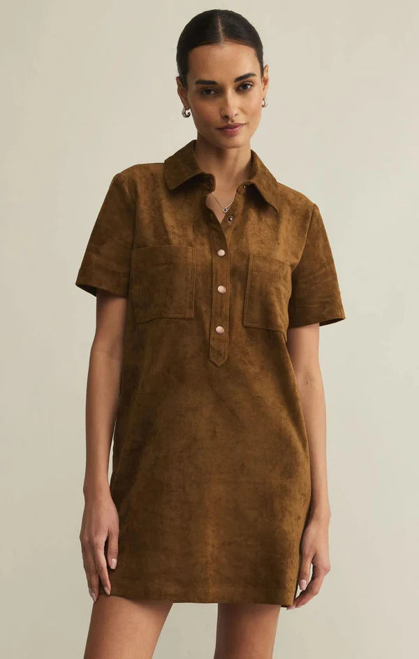 Sydney Suede Mini Dress