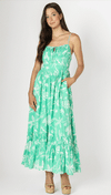 Corset Tiered Maxi Dress