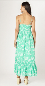 Corset Tiered Maxi Dress