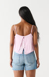 Button Detail Layered Cami