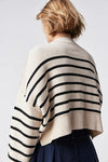 Easy Street Stripe Crop Pullover