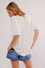 We The Free Nina Tee- Ivory