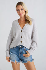 Free People Found My Frend Cardigan - Misty Morning