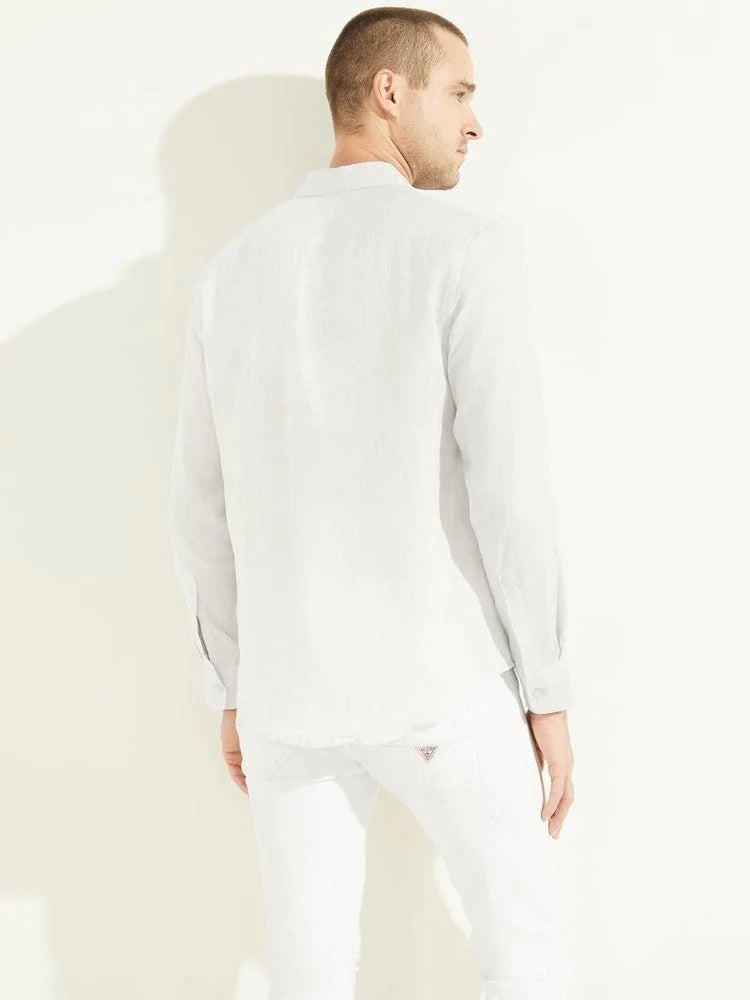 Guess LS Island Linen Shirt