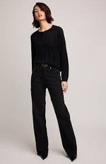 Cornelia Crewneck Sweater-Black