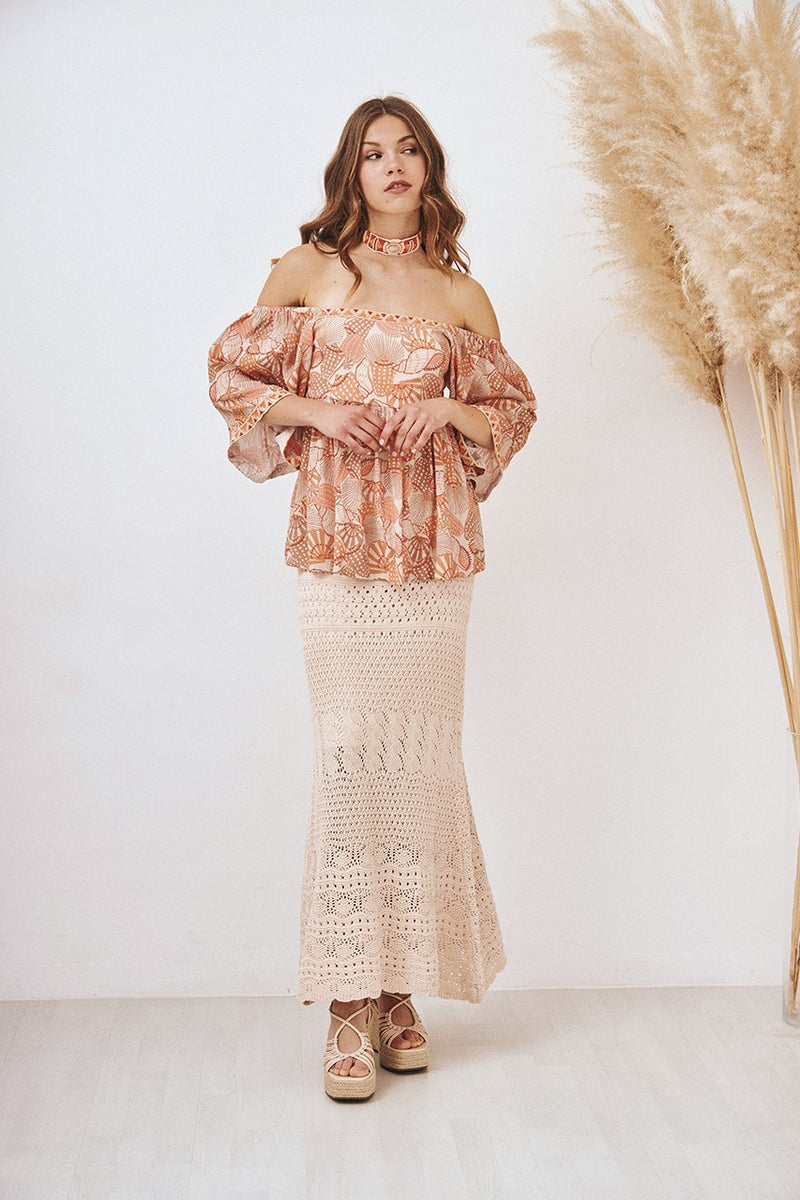 Seashells Empire Waist Blouse
