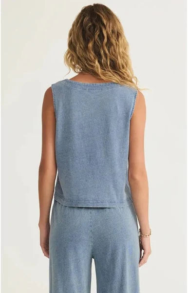 Solace Jersey Denim Top