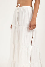 Shore Tiered Maxi Skirt