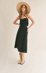 At Ease Linen Blend Dress