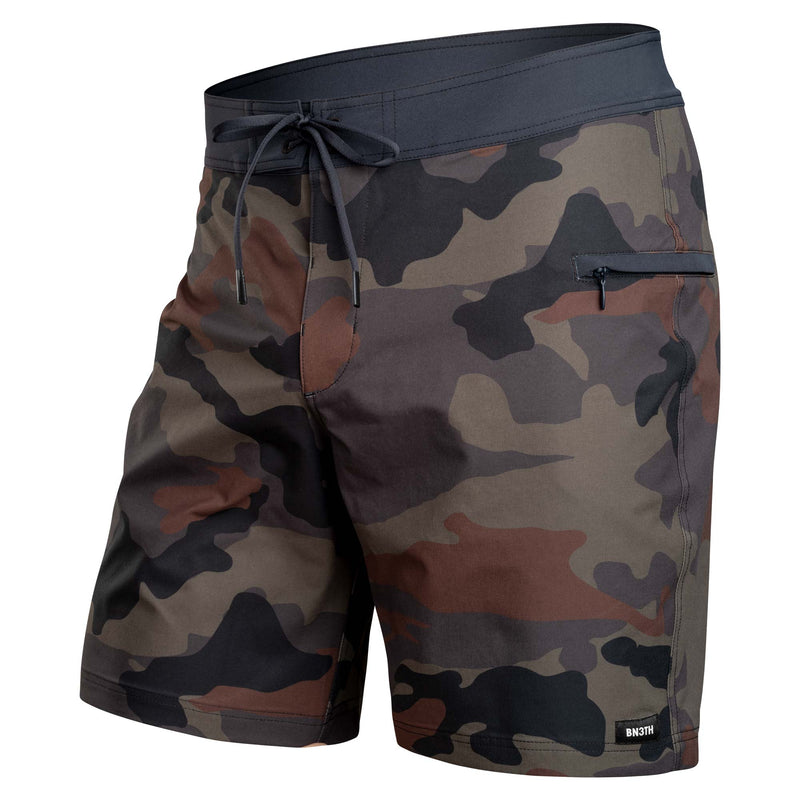 Hightide 2N1 Boardshort 8"  Basecamp Camo-Woodland