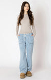 Wide Leg Denim Pant