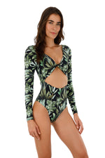 Paradise Cove Twixi Long Sleeve One Piece