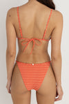 The Lola Check Slide Tri Top