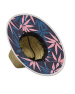 Tides Print Straw Hat