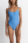 Classic Minimal One Piece in Blue