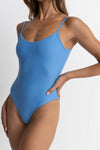 Classic Minimal One Piece in Blue