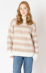 Oversized Patterned Sweater