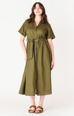 Belted Midi Dress