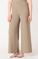 Textured FlowyWide Leg Pant