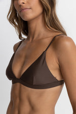 Classic Bralette Top in Chocolate
