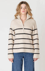 Half Zip Longline Sweater