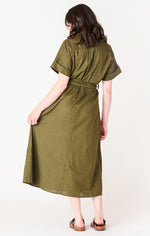 Belted Midi Dress
