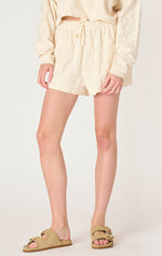 Pull On Patterned Lounge Shorts