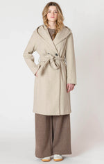 Belted Hooded Coat