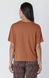 Short Sleeve Top In Toffee