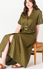 Belted Midi Dress