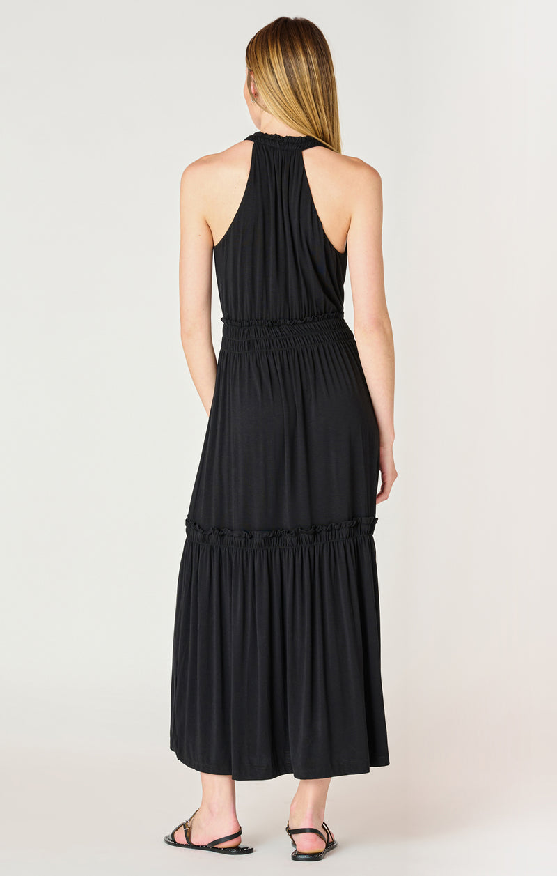 Soft Tiered Midi Dress