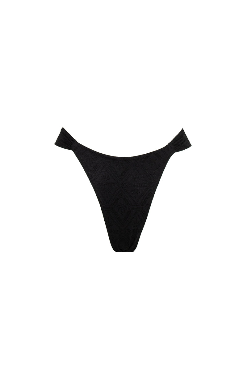 Textured Ipanema Black Bold Bottom